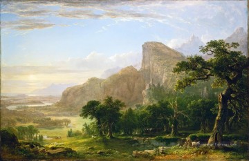 Scène de paysage de Thanatopsis Asher Brown Durand Peinture à l'huile